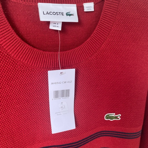 Lacoste Men's Sweatshirt Cotton/Nylon Blend. - Picture 6 of 7